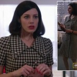 Megan Draper’s houndstooth dress on Mad Men