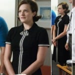 Peggy’s black and white dress on Mad Men