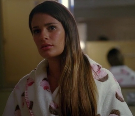 Rachels cupcake robe on Glee