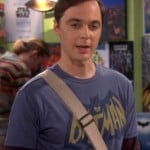 Sheldon’s Batman shirt on The Big Bang Theory season 6