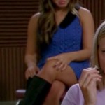 Tina’s blue peter pan collar dress on Glee season 4