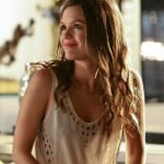 Zoe’s white eyelet top on Hart of Dixie