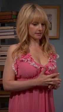 Bernadette's pink frilly chemise/nightie on The Big Bang Theory
