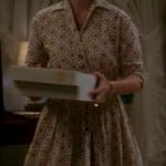 Betty Draper’s patterned wrap dress on Mad Men