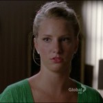 Brittany’s green pointelle cardigan on Glee
