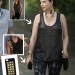 Georgina’s studded iphone case