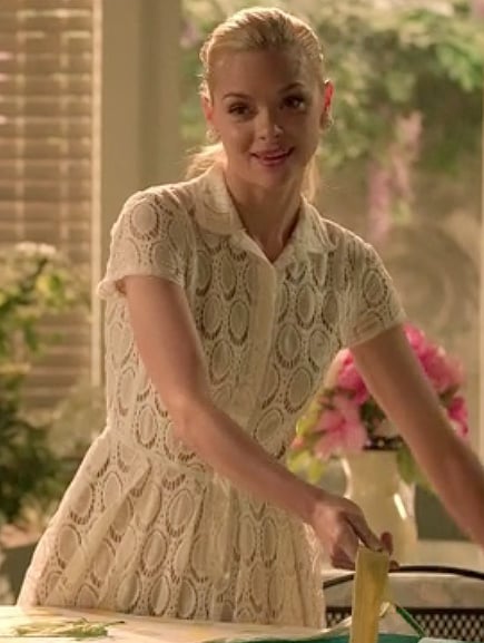 Lemon's cream lace shirtdress on Hart of Dixie