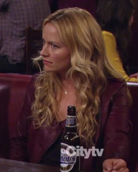 Quinn's red leather jacket on How I Met Your Mother