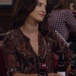 Robin’s brown paisley blouse on How I Met Your Mother
