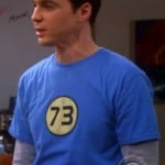 Sheldon’s “73” shirt on The Big Bang Theory season 6