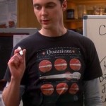 Sheldon’s “Quantum” shirt on The Big Bang Theory