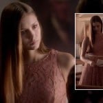 Elena’s pink lace dress on The Vampire Diaries