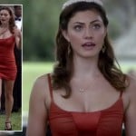 Hayley’s red mini dress on The Vampire Diaries