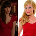 Jess’s red dress on New Girl