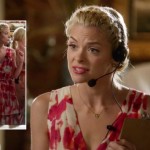 Lemon’s red and white wrap dress on Hart of Dixie