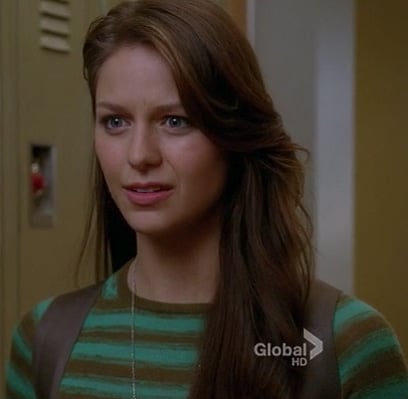 Marley’s green and brown striped top on Glee