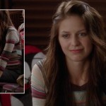 Marley’s multicolored striped sweater on Glee