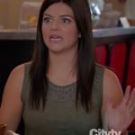 Penny’s green studded tank top on Happy Endings