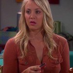 Penny’s orange utility shirt on The Big Bang Theory