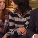 Robin’s grey striped sweater on How I Met Your Mother