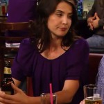 Robin’s purple top on How I Met Your Mother