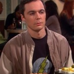 Sheldon’s black “The Flash” shirt on The Big Bang Theory