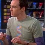 Sheldon’s green DNA shirt on The Big Bang Theory