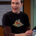 Sheldon’s melting rubiks cube shirt on The Big Bang Theory