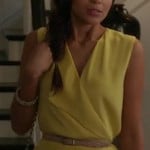 Ashley’s yellow wrap dress on Revenge