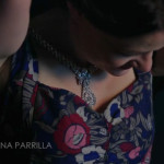 Belle’s purple floral dress on Once Upon A Time