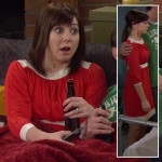 Lily’s red and white dress on How I Met Your Mother