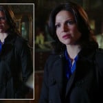 Regina’s black trench coat on Once Upon A Time