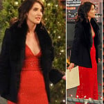 Robin’s red glittery gown on How I Met Your Mother