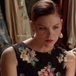 Annabeth’s black floral dress on Hart Of Dixie