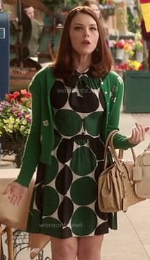 AnnaBeth’s green polka dot dress on Hart of Dixie