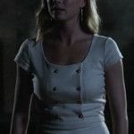 Emily’s white military style dress on Revenge