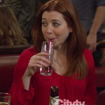 Lily’s hot pink/red blouse on How I Met Your Mother