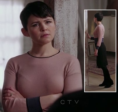 Mary's blush pink and purple dress on Once Upon a Time