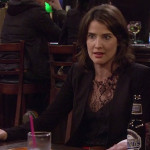 Robin’s black lace top on How I Met Your Mother