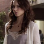 Spencer’s grey lace cami on Pretty Little Liars