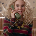 Carrie’s striped speckled sweater on The Carrie Diaries