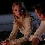 Emily’s white cable knit turtleneck sweater on Revenge