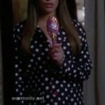 Rachel Berry’s polka dot pajamas on Glee