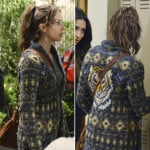 Spencer’s tiger back cardigan on Pretty Little Liars