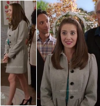 Annie's grey coat on Community