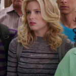 Britta’s grey striped top on Community