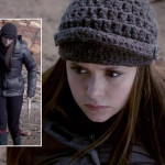 Elena’s brown knitted beanie/cap on The Vampire Diaries