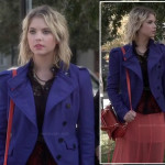 Hanna’s blue jacket on Pretty Little Liars