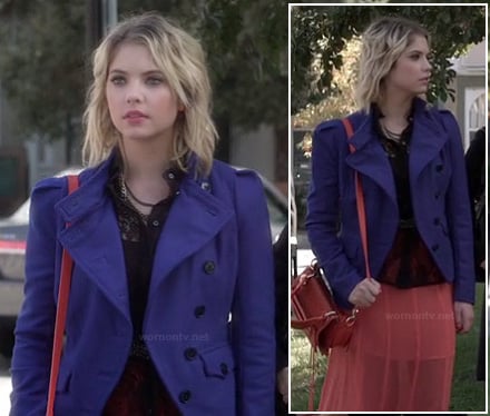 Hanna's blue jacket on Pretty Little Liars