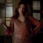 Hayley’s orange boho style blouse on The Vampire Diaries